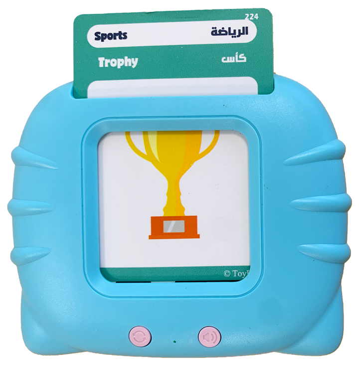 Hapee Capee Flash Learning Cards English Arabic Battery Operated