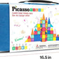 Picasso Magnetic Tiles with Carry Case Travel Bag 101 - pieces - Marah Kids