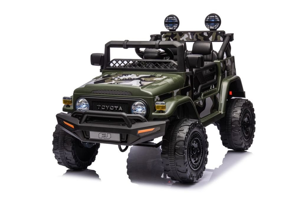 TOYOTA FJ CRUISER 12V RIDE - ON | 2 MOTORS | EVA WHEELS | MILITARY GREEN - Marah Kids