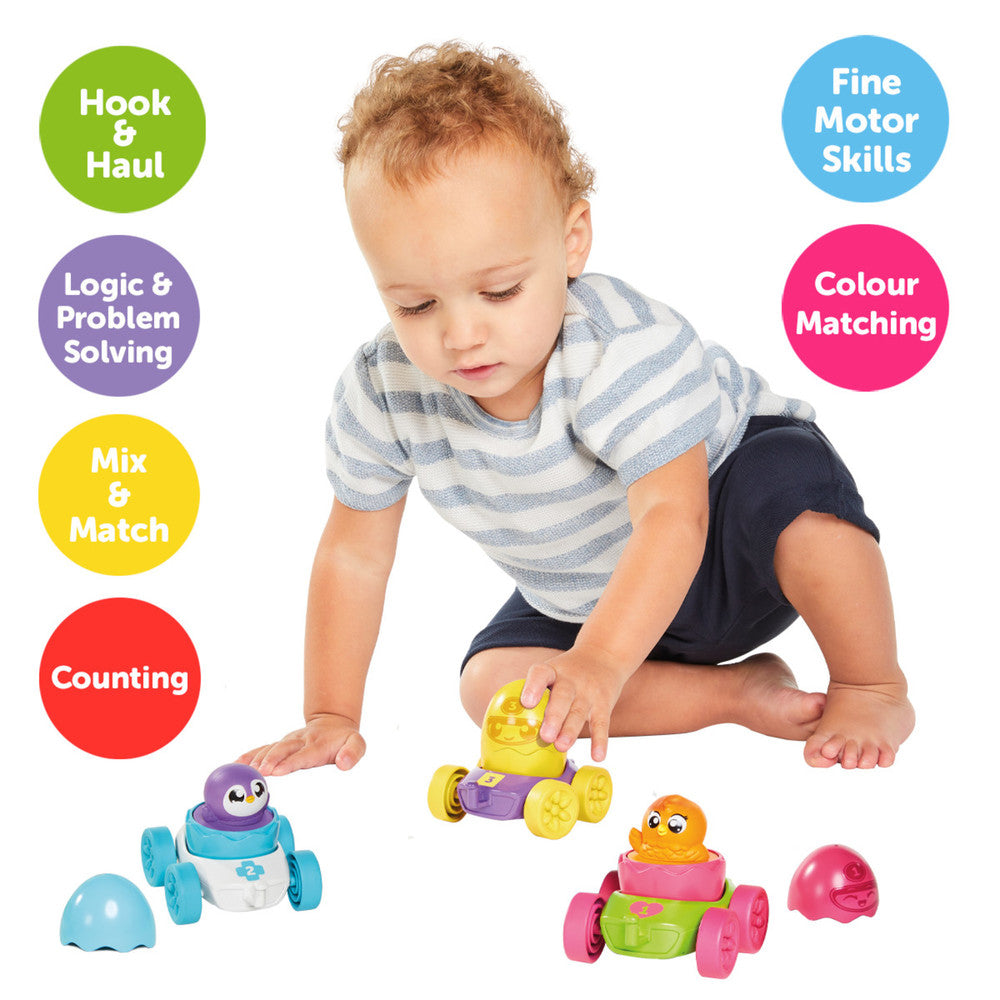 Tomy Toomies -TOMY Toomies Egg Racers Asst