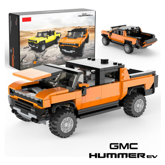 Rastar Bricks - Hummer EV Orange - 431 Pieces - Marah Kids