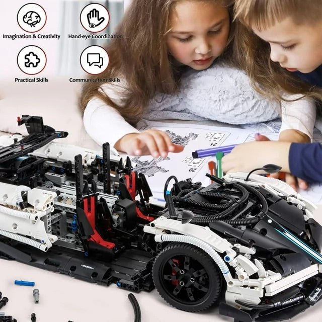 Rastar Bricks - Pagani Huayra BC - 2892 Pieces - Marah Kids