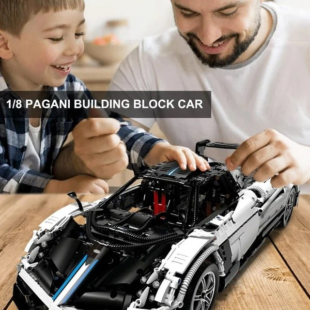 Rastar Bricks - Pagani Huayra BC - 2892 Pieces - Marah Kids