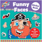 Galt Funny Faces Sticker Book - Marah Kids