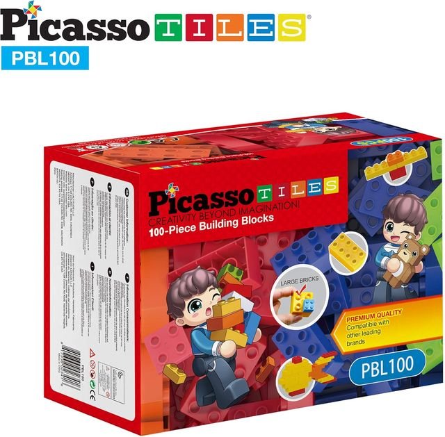 Picasso Magnetic Building Blocks 100 - pieces - Marah Kids
