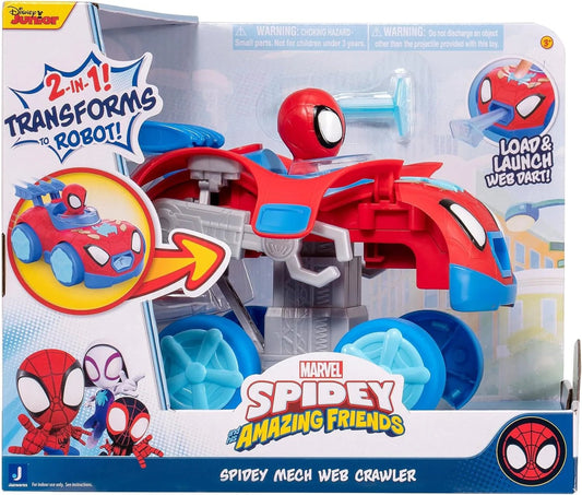 Jaswar - Spidey N Friends Vehcle Mech Web Crawler - Marah Kids