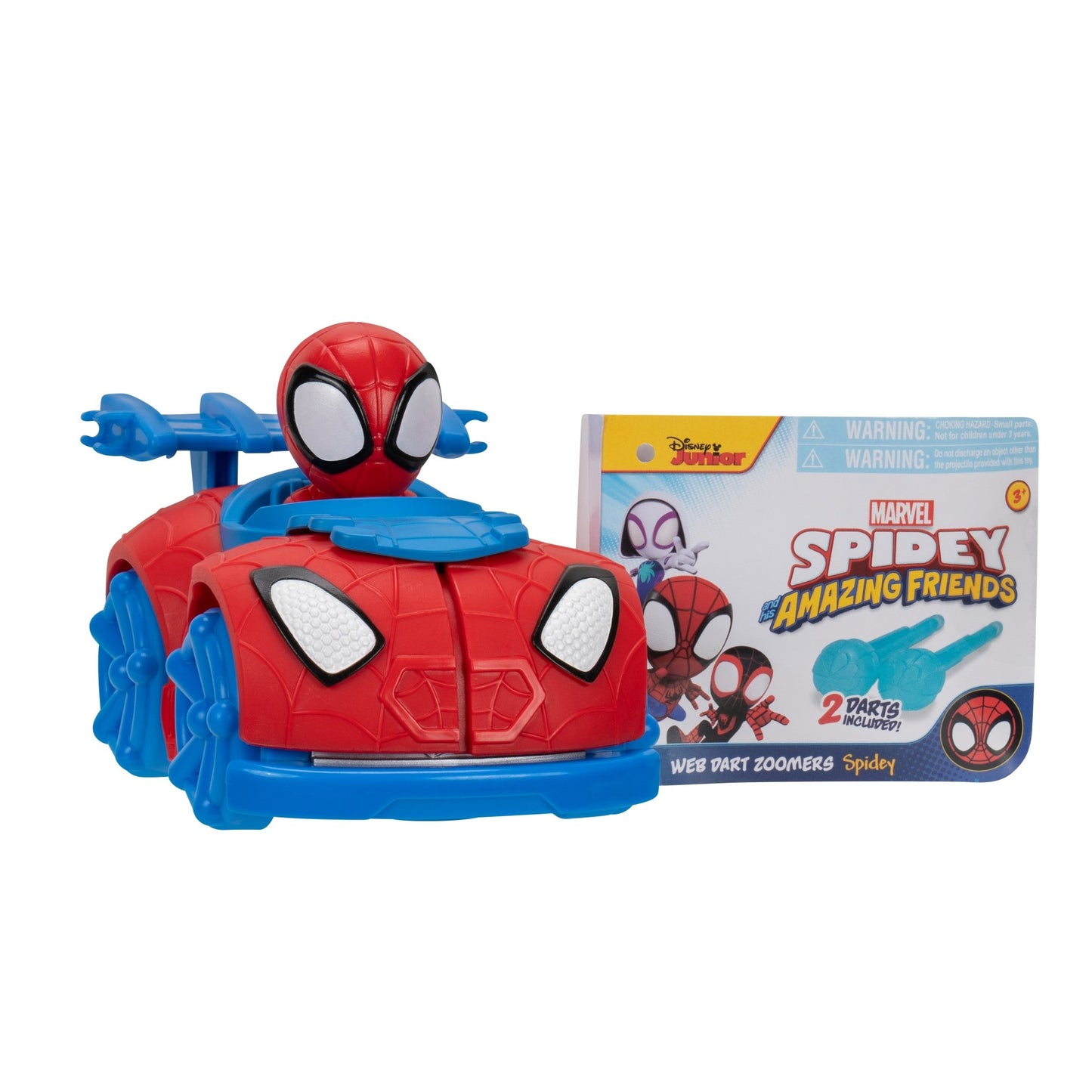 Spidey N Friends Web Dart Zoomer Collectible Play Vehicle - Assorted 1 Piece - Marah Kids