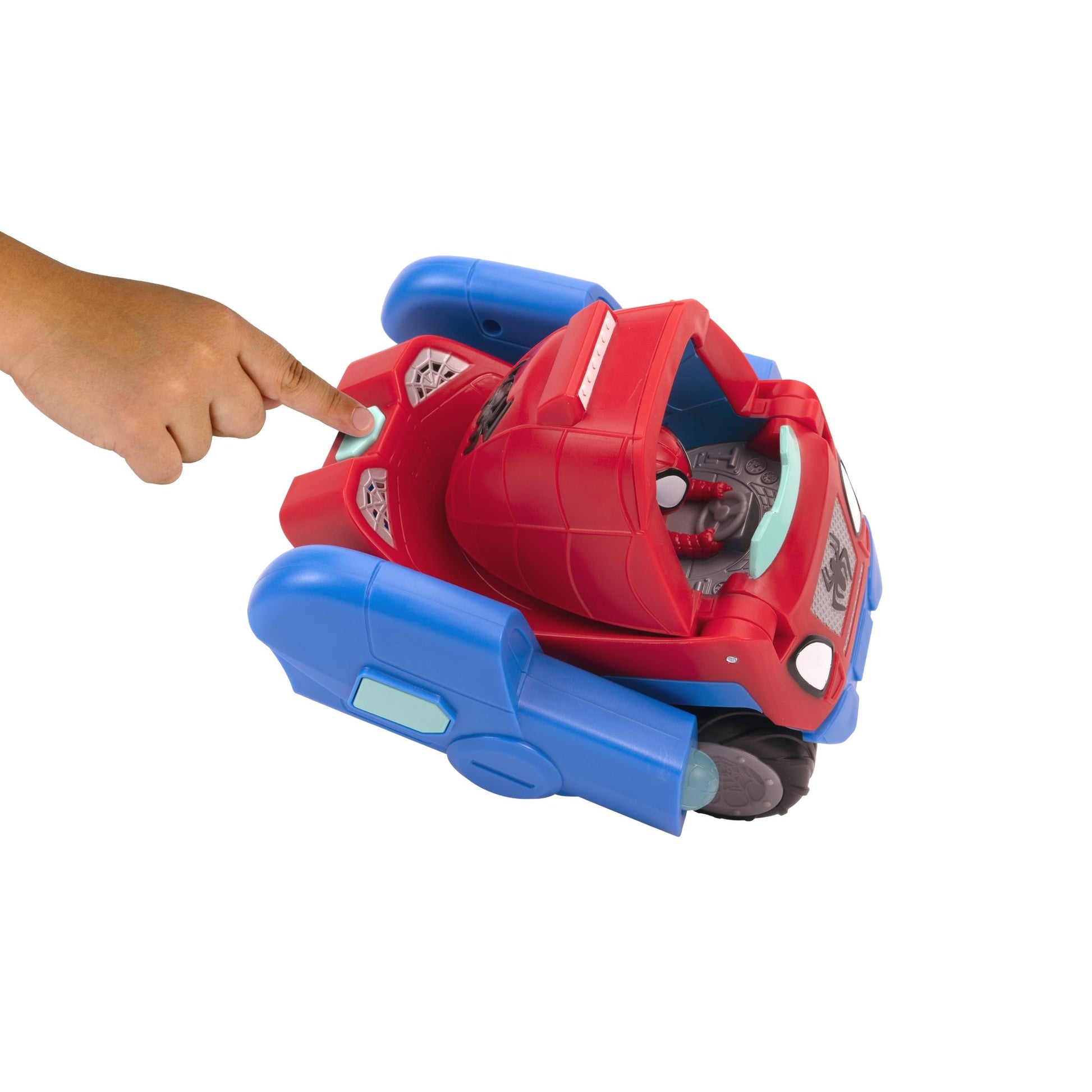 Spidey N Friends Transforming Web Wave - Cruiser Play Vehicle - Transforms from Land to Sea Mode - Marah Kids