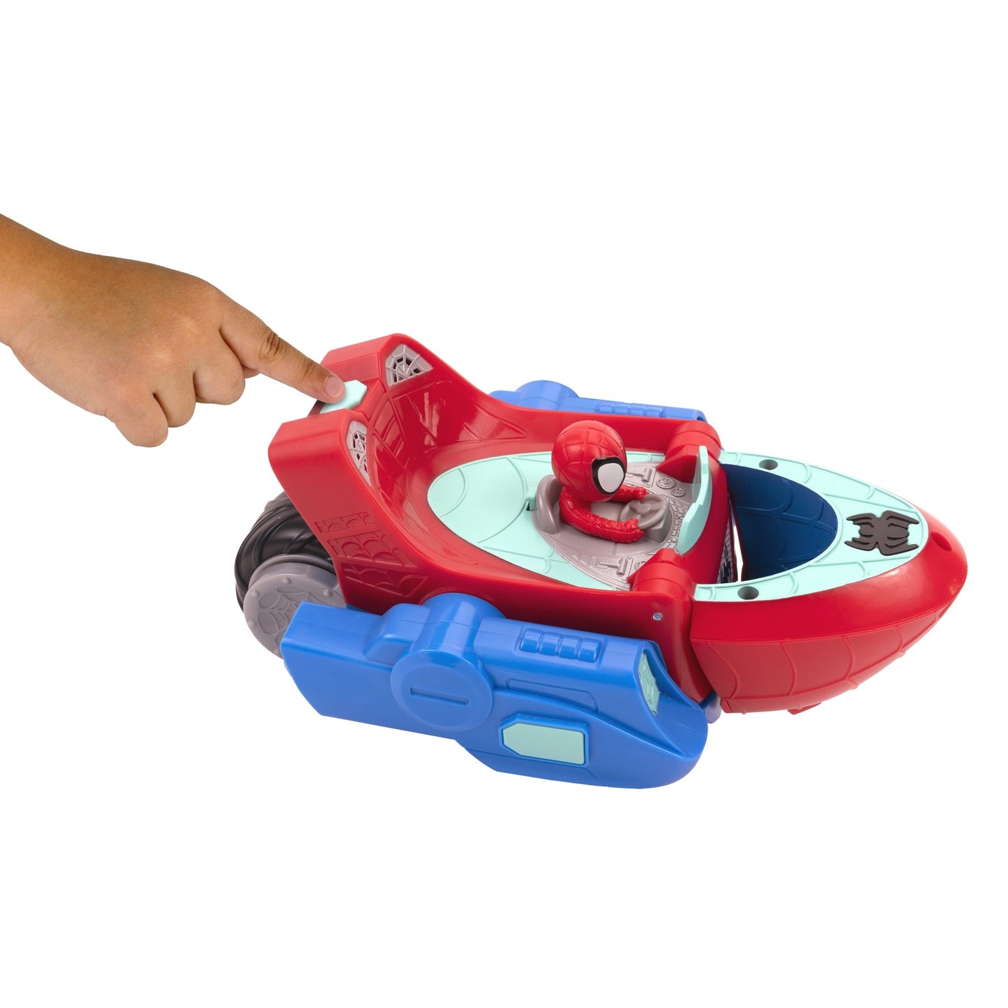 Spidey N Friends Transforming Web Wave - Cruiser Play Vehicle - Transforms from Land to Sea Mode - Marah Kids