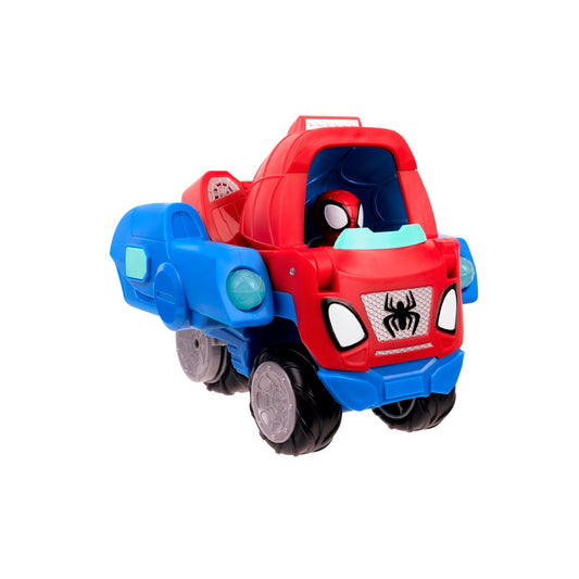 Spidey N Friends Transforming Web Wave - Cruiser Play Vehicle - Transforms from Land to Sea Mode - Marah Kids
