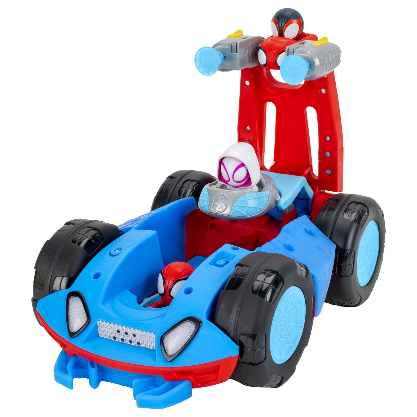 Spidey N Friends Deluxe Flip & Reveal Cruiser Play Vehicle with Lights & Sounds - Marah Kids