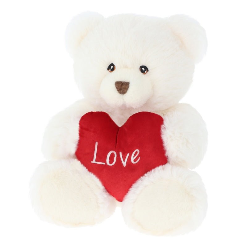 Keeleco Teddy Bear with Heart 30cm for Valentines Day Eco - Friedly Plush Toy - Marah Kids