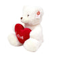 Keeleco Teddy Bear with Heart 75cm for Valentines Day Eco - Friedly Plush Toy - Marah Kids