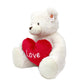 Keeleco Teddy Bear with Heart 75cm for Valentines Day Eco - Friedly Plush Toy - Marah Kids