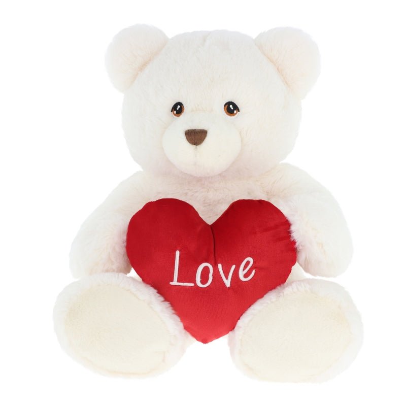 Keeleco Teddy Bear with Heart 75cm for Valentines Day Eco - Friedly Plush Toy - Marah Kids