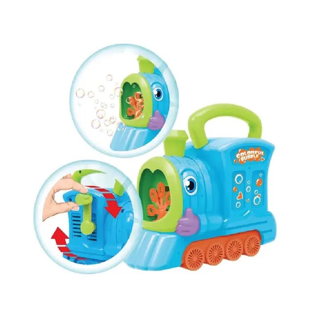Sam Toys - Manual Fun Train Bubble Machine - Marah Kids