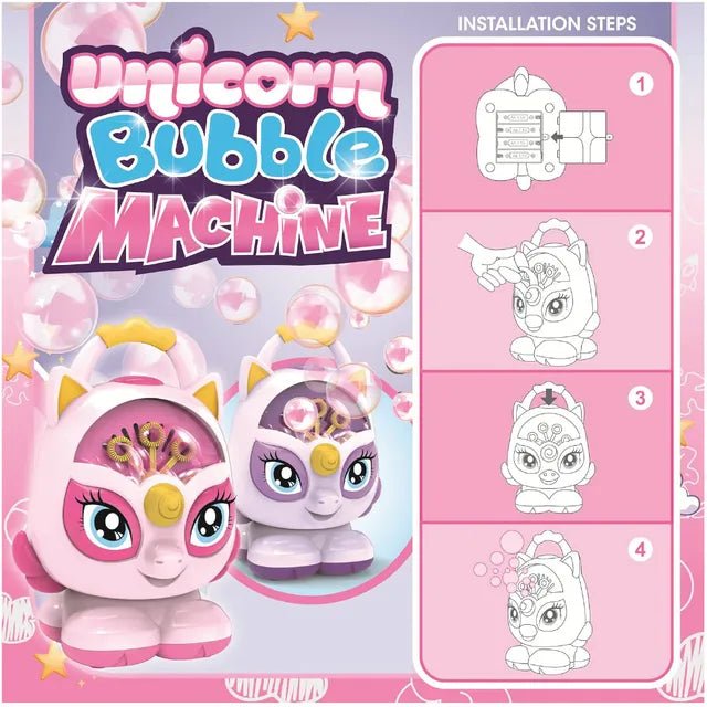 Sam Toys B /O Unicorn Bubble Machine With Sounds - Marah Kids