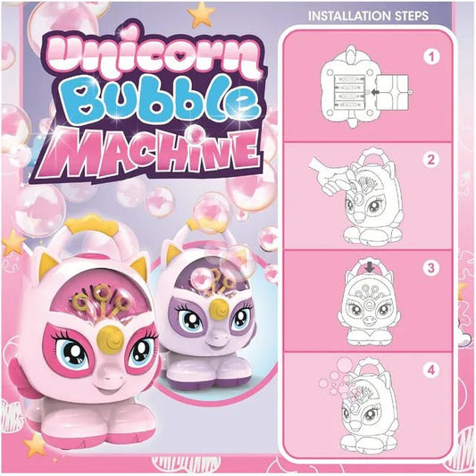 Sam Toys B /O Unicorn Bubble Machine With Sounds - Marah Kids