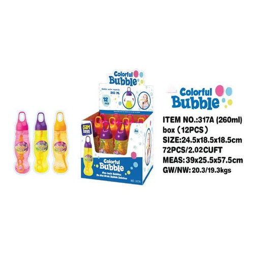 Sam Toys Bubble 12Pcs Per Box Product Size: 5.8*5.8*18Cm 260Ml - Marah Kids