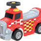 My First Foot to Floor Fire Engine – Multicolour | Toddler Walker Foot to Floor Slider | Hidden Storage Space, Moveable Steering Wheel & Squeaky Horn | Pre - School & Nursery Walking Aid | Ages 1+ (Fire Engine) - Marah Kids