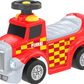 My First Foot to Floor Fire Engine – Multicolour | Toddler Walker Foot to Floor Slider | Hidden Storage Space, Moveable Steering Wheel & Squeaky Horn | Pre - School & Nursery Walking Aid | Ages 1+ (Fire Engine) - Marah Kids
