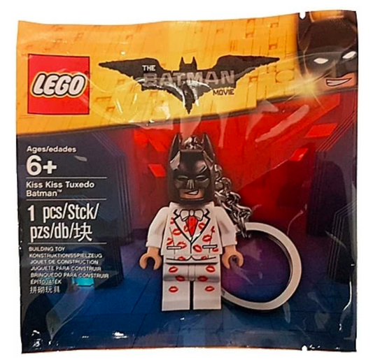 Lego Kiss Kiss Tuxedo Batman Key Chain