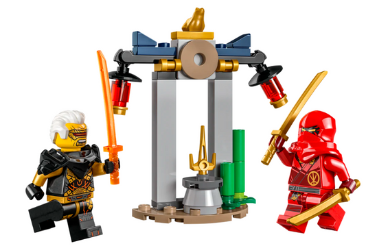 Lego Kai and Rapton's Temple Battle