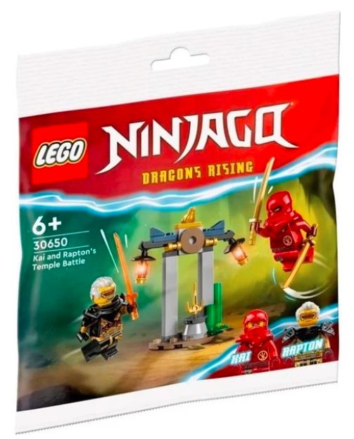 Lego Kai and Rapton's Temple Battle
