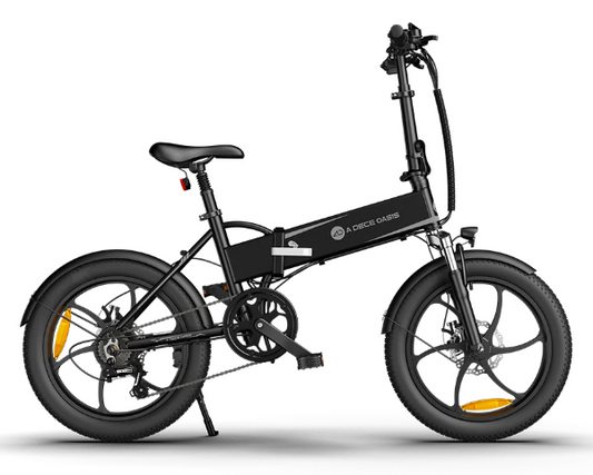 ADO A20 Folding Electric Bike – 250W Motor, 25km/h Speed, 20" Wheels – Lightweight Urban E-Bike (Black)