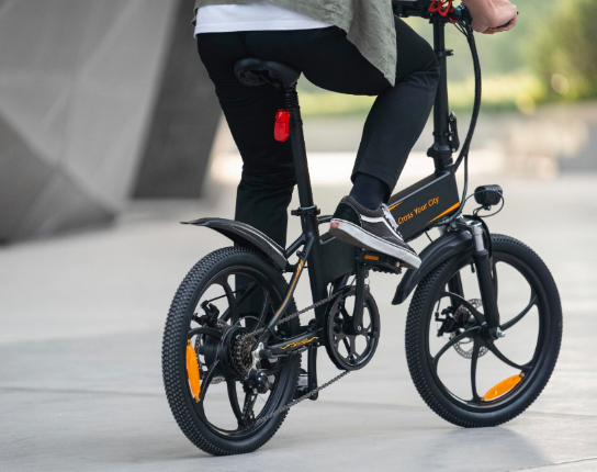 ADO A20 Folding Electric Bike – 250W Motor, 25km/h Speed, 20" Wheels – Lightweight Urban E-Bike (Black)