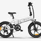 ADO E-BIKE A20 WHITE 25KMH
