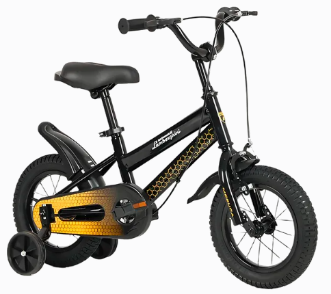 Lamborghini - Kids Bike - Yellow - 12-Inch