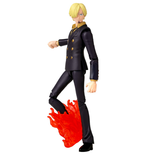 Bandai ANIME HEROES ONE PIECE SANJI 7"
