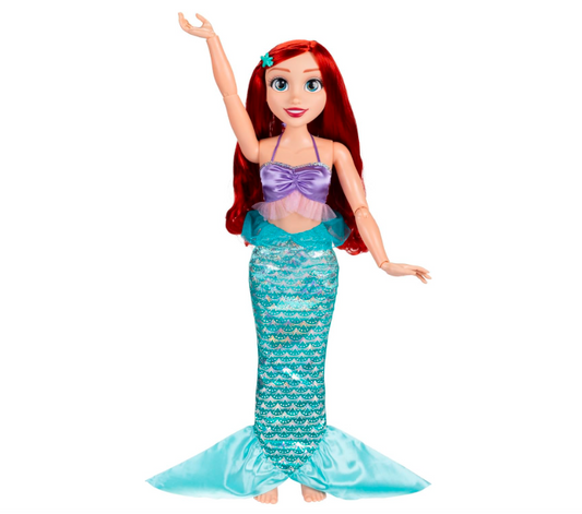 Disney Princess Playdate Ariel Doll with Accessories, 32â€/80cm Tall