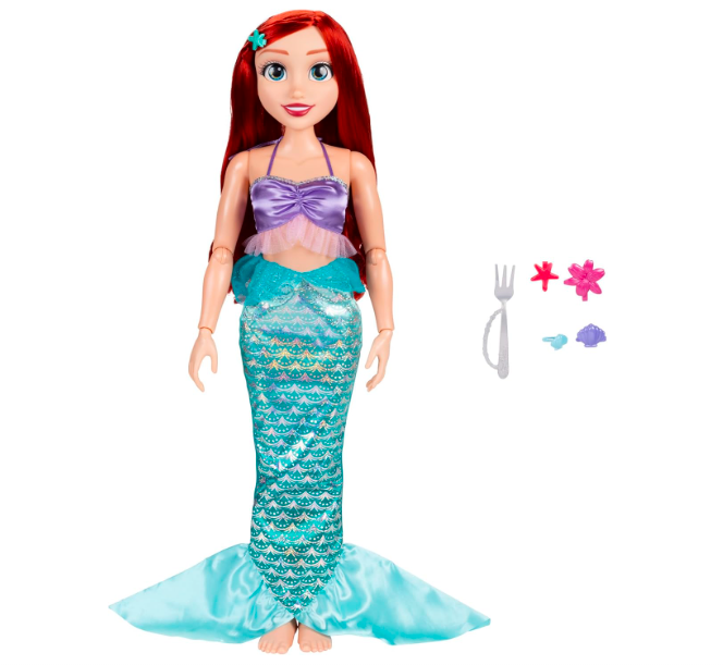 Disney Princess Playdate Ariel Doll With Accessories, 32â¬/80Cm Tall
