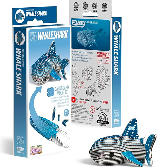 EUGY Whale Shark 3D Puzzle – Marine Giant Craft Model