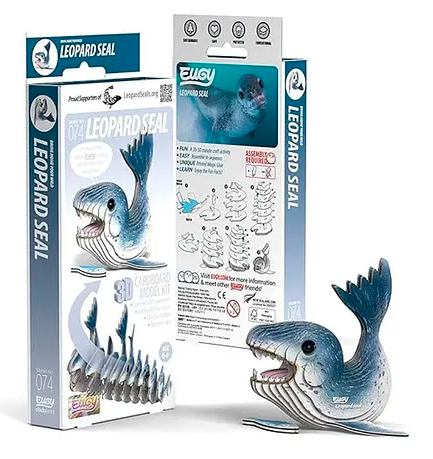 EUGY Leopard Seal 3D Puzzle – Antarctic Animal Model Kit