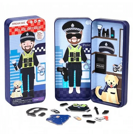 Magnetic Puzzle Box – Police Officer | Imaginative Dress - Up Game - Marah Kids