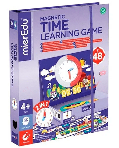 Magnetic Learning Game – Telling Time | Interactive Clock Puzzle for Kids - Marah Kids