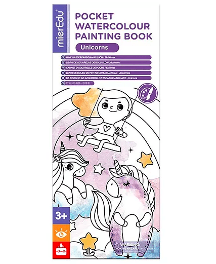 Pocket Watercolour Painting Book – Unicorns | Magical Watercolour Fun for Kids - Marah Kids