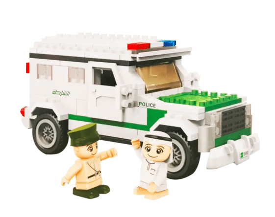 Banbao Arabic Police Car 230pcs UAE - Marah Kids