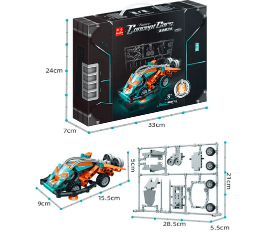 BANBAO FUTURE CONCEPT CARS 352 PIECES 84 - Marah Kids