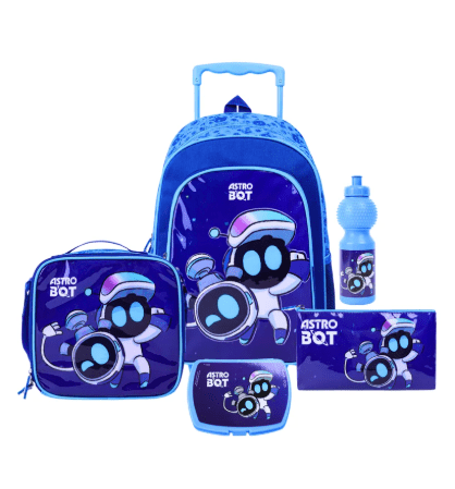 SONY PLAYSTATION ASTROS PLAYROOM 5IN1 TROLLEY BOX SET 18" - Marah Kids