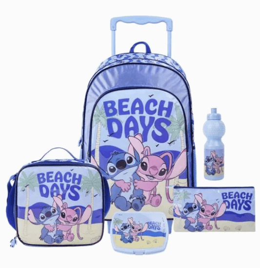 DISNEY STITCH FLOATING STITCH 5IN1 TROLLEY BOX SET 18" - Marah Kids