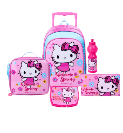 SANRIO HELLO KITTY WELCOM SPRING 5IN1 TROLLEY BOX SET 16 - Marah Kids