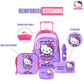 SANRIO HELLO KITTY YOU ARE AWESOME 5IN1 TROLLEY BOX SET 18" - Marah Kids