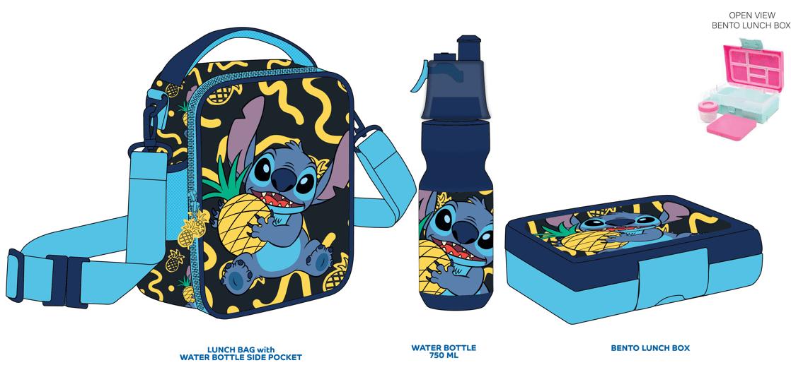 Disney Stitch Cherry Cookie 3 In 1 Set - Marah Kids