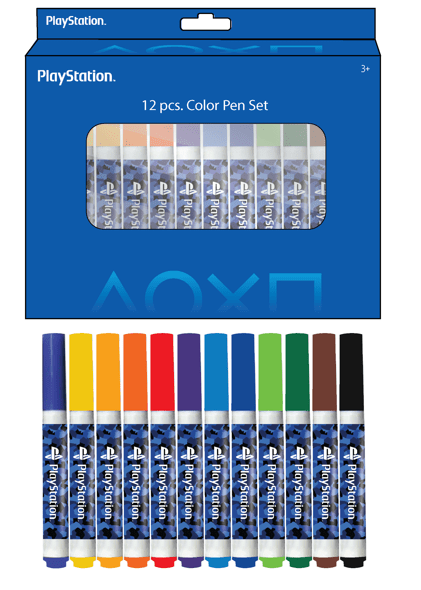 SONY PLASTATION PLAY IN CAMO MARKER PEN 12PC SET - Marah Kids