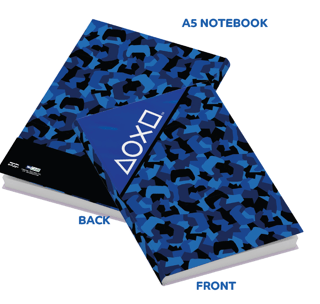 SONY PLASTATION PLAY IN CAMO A5 NOTEBOOK - Marah Kids