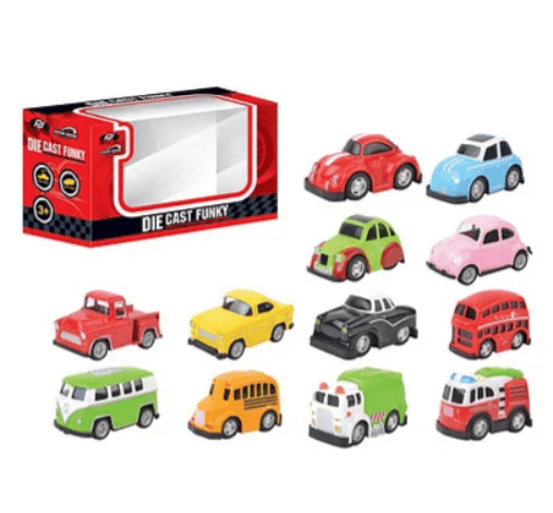 Power Joy Vroom Vroom Diecast Licensed 1/32 Assorted (Style and Color May Vary) - Marah Kids
